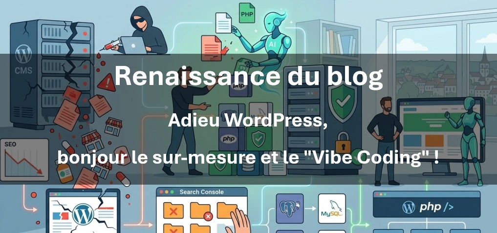 Renaissance du blog : Adieu WordPress, bonjour le sur-mesure et le "Vibe Coding" !
