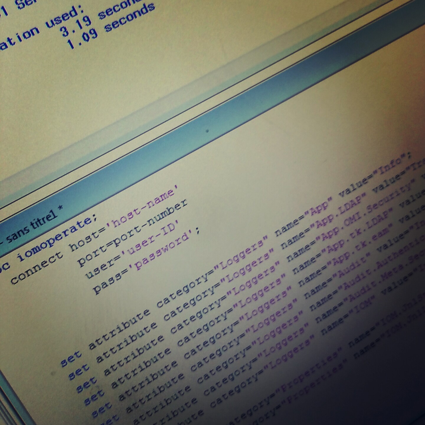 Activation des traces SAS Metadata server
