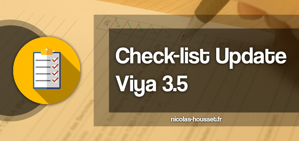 Check-list Update Viya 3.5
