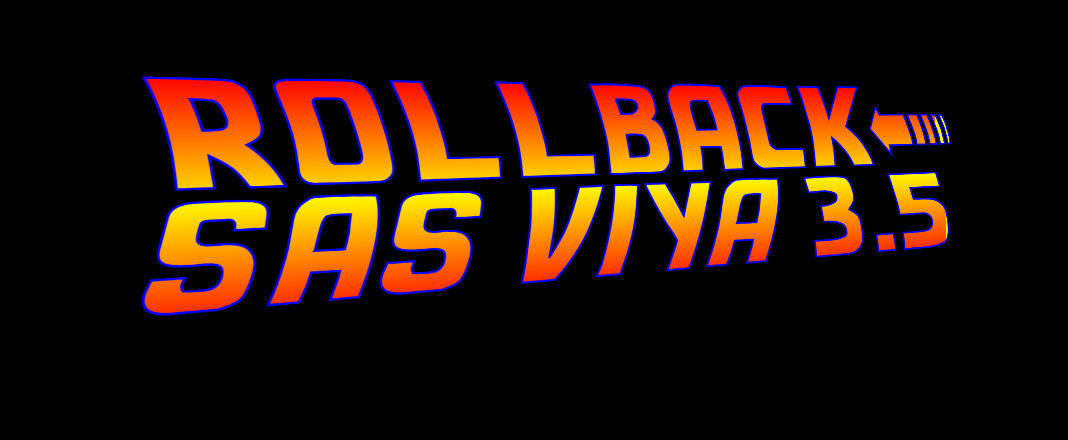 Rollback version de Viya