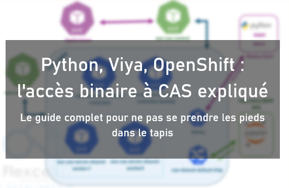 Python, Viya, OpenShift : l'accès binaire à CAS expliqué
